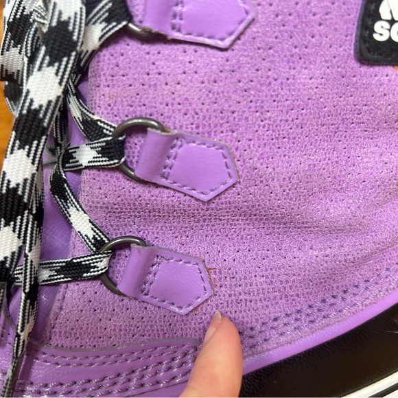 Sorel | Tivoli Mid Purple Lace Up Winter Boots Size 6 - Picture 15 of 15